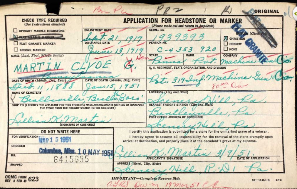 tombstone application